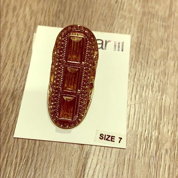 Bar ||| gold ring - Picture 1 of 6